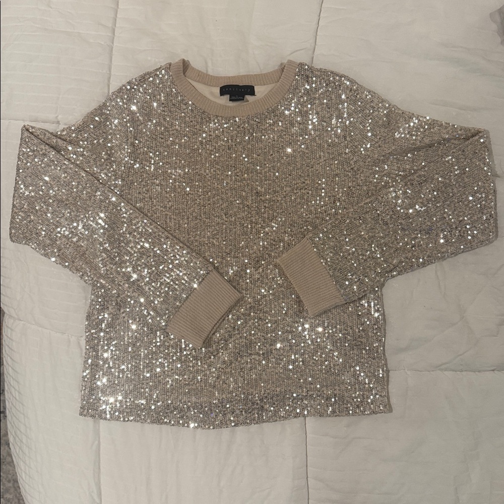 Sanctuary Sequin Embellished Sweater